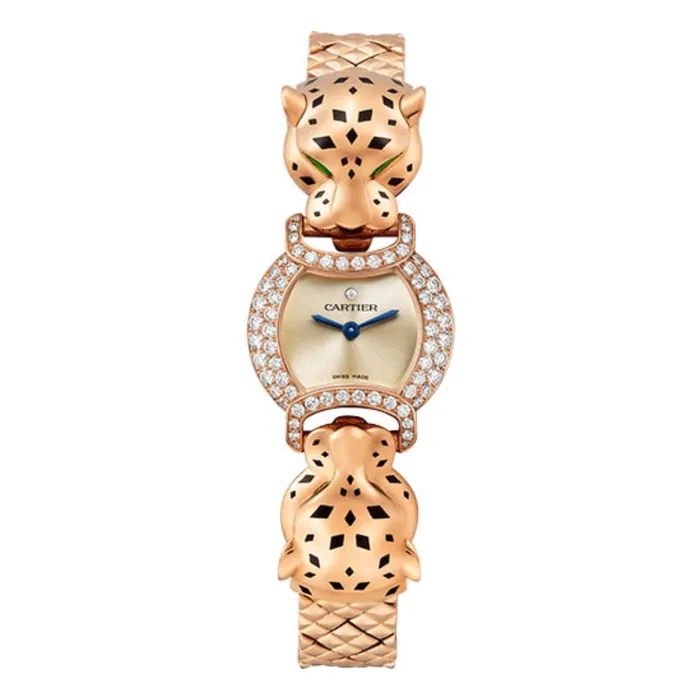 Cartier Bracelets Cartier Panthere de Cartier 222mm Womens watch Ref HPI01442 Pink Dial Diamond Bezel 18K Rose Gold Bracelet Cartier Bracelets Cartier Panthere de Cartier 222mm Womens watch Ref HPI01442 Pink Dial Diamond Bezel 18K Rose Gold Bracelet