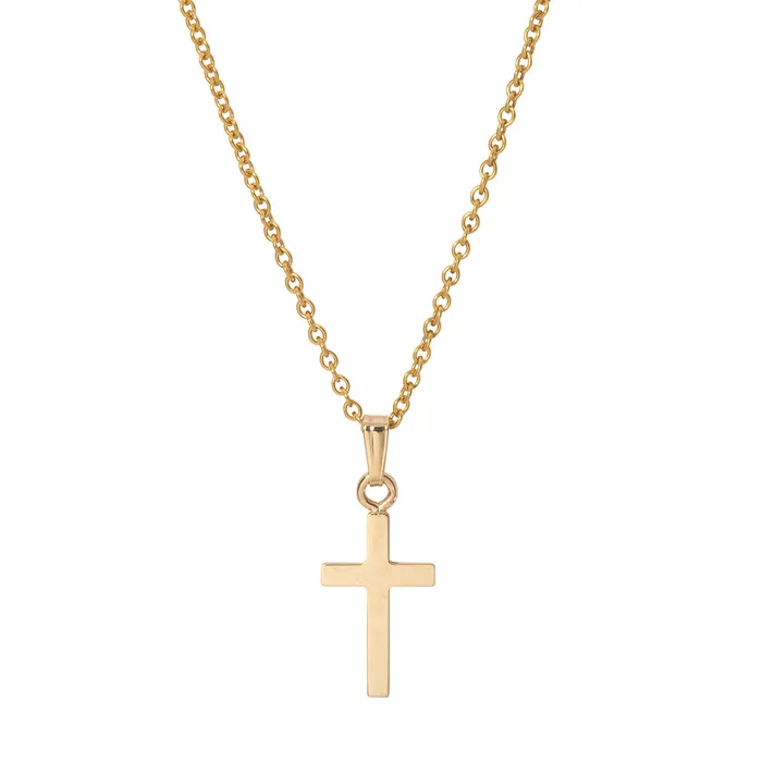 Croghans Necklaces Baby 14K Gold Filled Cross Pendant Necklace