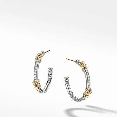 David Yurman Earrings David Yurman Petite Helena Hoop Earrings