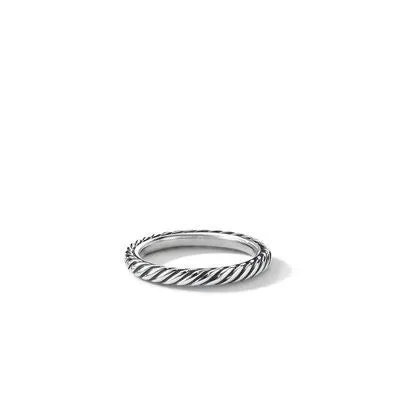 David Yurman Rings David Yurman 3mm Cable Stack Band Ring