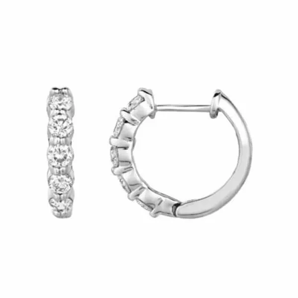 Diamond Source NYC Earrings 14kt White Gold Hoop Earrings 250ct Diamonds EAR171700 Diamond Source NYC Earrings 14kt White Gold Hoop Earrings 250ct Diamonds EAR171700