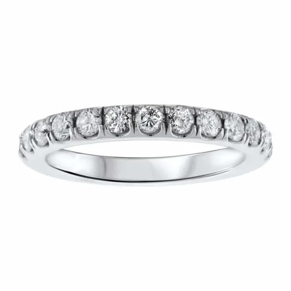 Diamond Source NYC Rings 14kt White Gold Diamond Wedding Band 107ct Diamonds B5300