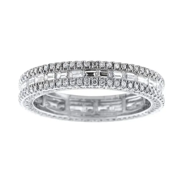 Diamond Source NYC Rings 18kt White Gold Diamond Eternity Band KR07605A1