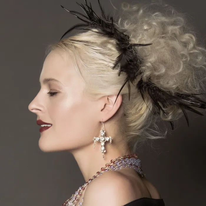 Earrings Audrey Earrings White Opal Virgins Saints Angels