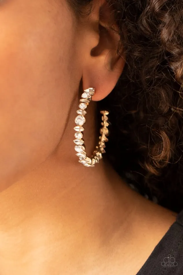 Earrings Paparazzi Earring Can I Have Your Attention Gold Paparazzi Jewelry