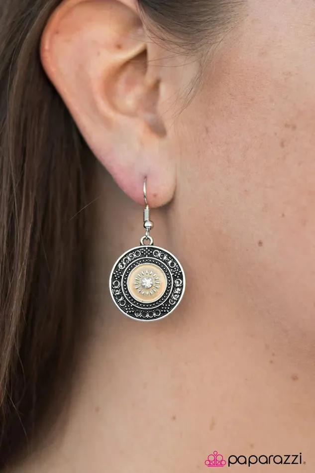 Earrings Paparazzi Earring Candid Kansas Brown Paparazzi Jewelry