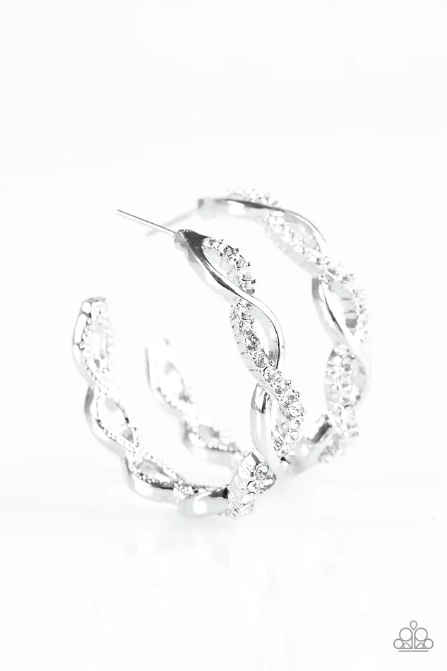 Earrings Paparazzi Earring ChaChing Bling Silver Paparazzi Jewelry
