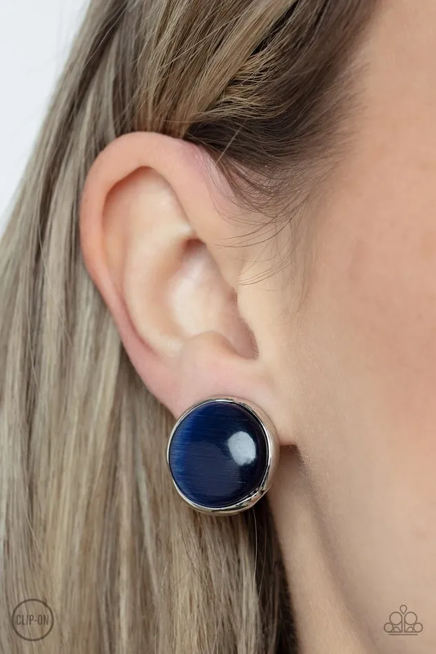 Earrings Paparazzi Earring Cool Pools Blue Paparazzi Jewelry