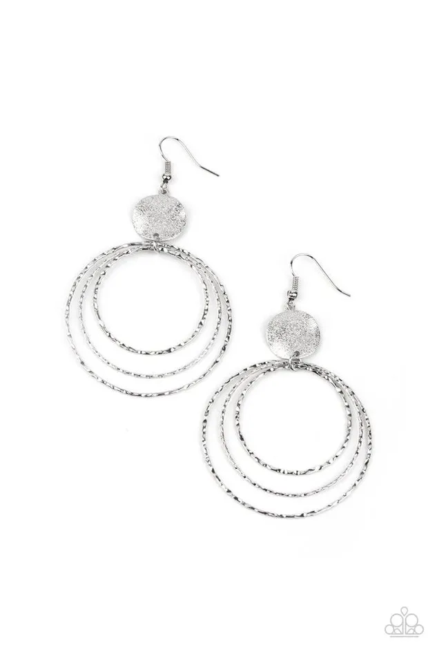 Earrings Paparazzi Earring Universal Rehearsal Silver Paparazzi Jewelry Earrings Paparazzi Earring Universal Rehearsal Silver Paparazzi Jewelry