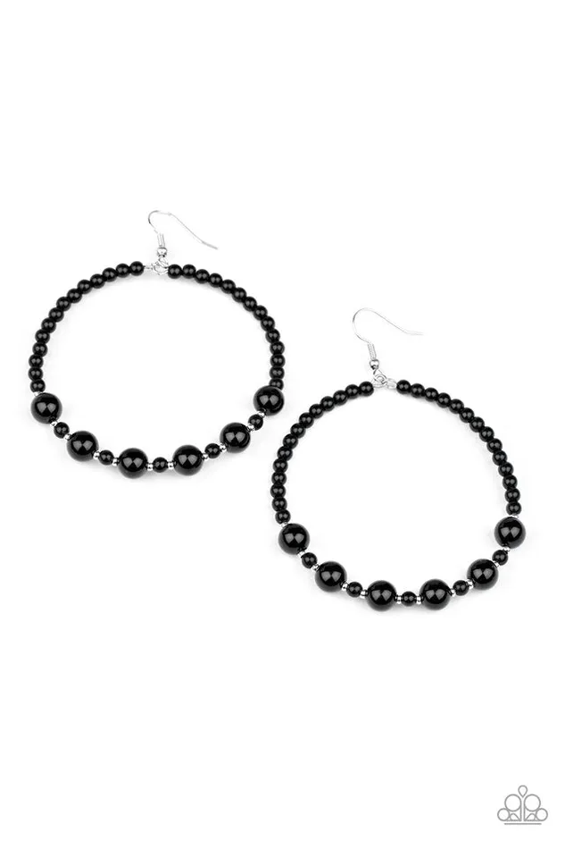 Earrings Paparazzi Jewelry Paparazzi Earring Boss Posh Black Earrings Paparazzi Jewelry Paparazzi Earring Boss Posh Black