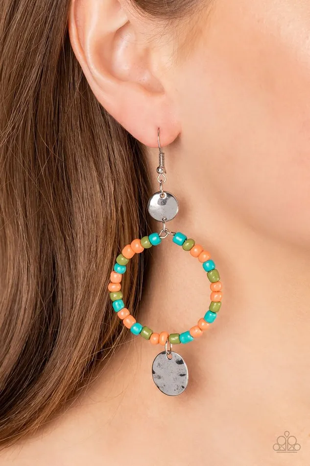 Earrings Paparazzi Jewelry Paparazzi Earring Cayman Catch Orange