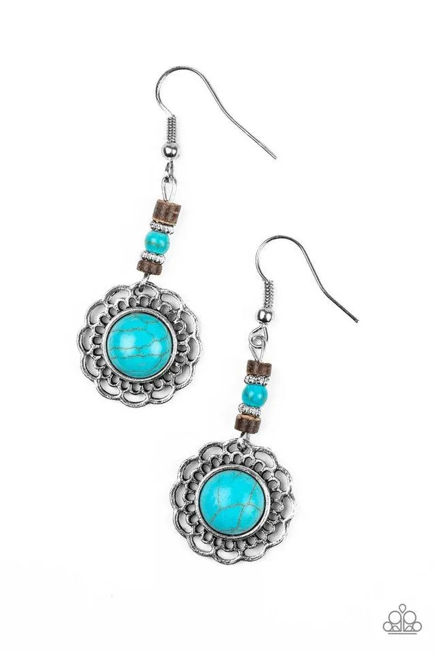 Earrings Paparazzi Jewelry Paparazzi Earring Desert Bliss Blue
