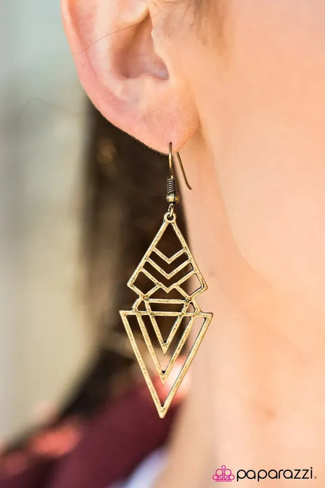 Earrings Paparazzi Jewelry Paparazzi Earring Dont Feed The Animals Brass