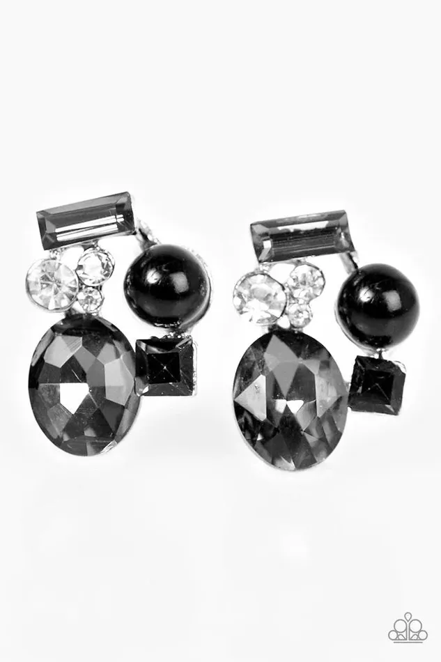 Earrings Paparazzi Jewelry Paparazzi Earring Let Me GLOW Black