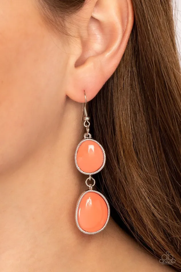 Earrings Paparazzi Jewelry Paparazzi Earring Mediterranean Myth Orange