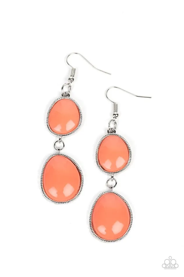 Earrings Paparazzi Jewelry Paparazzi Earring Mediterranean Myth Orange