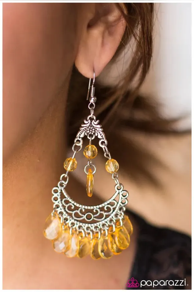 Earrings Paparazzi Jewelry Paparazzi Earring My Valentine Yellow
