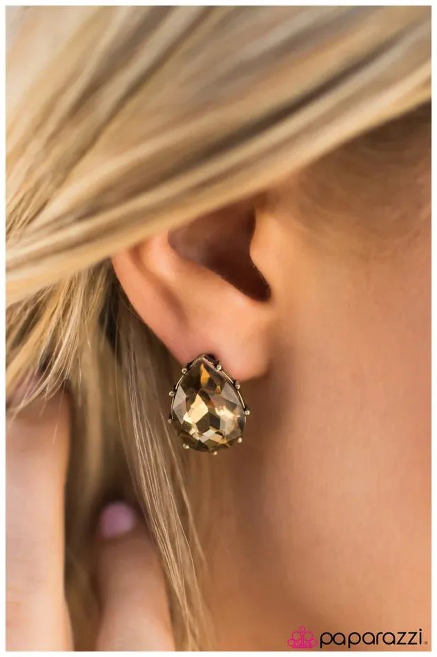 Earrings Paparazzi Jewelry Paparazzi Earring Newport Yacht Club Brass