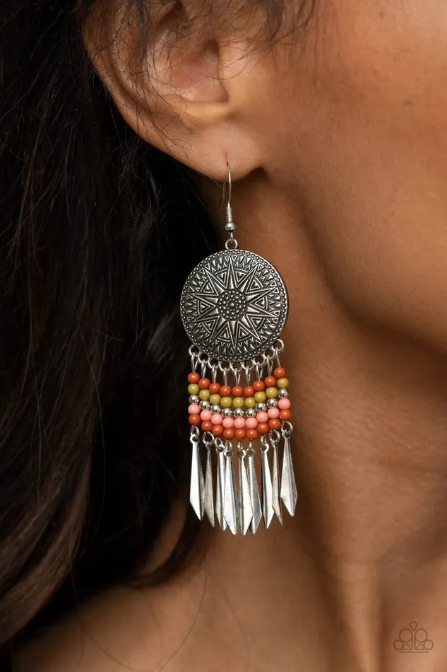 Earrings Paparazzi Jewelry Paparazzi Earring Sun Warrior Multi