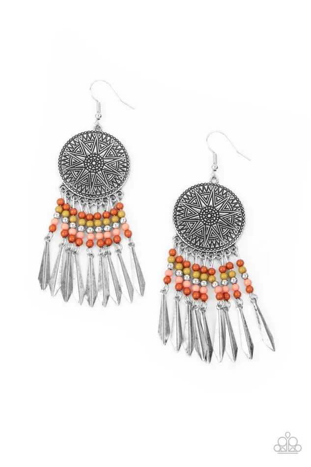 Earrings Paparazzi Jewelry Paparazzi Earring Sun Warrior Multi Earrings Paparazzi Jewelry Paparazzi Earring Sun Warrior Multi