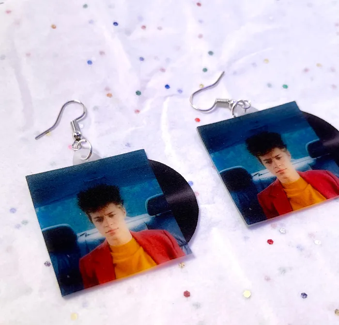 Earrings Sam Makes Things Christian Leave MilksopDarling Vinyl Singles Handmade Earrings