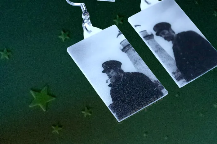 Earrings Sam Makes Things READY TO SHIP The Lighthouse Split Frame Still Handmade Earrings Earrings Sam Makes Things READY TO SHIP The Lighthouse Split Frame Still Handmade Earrings