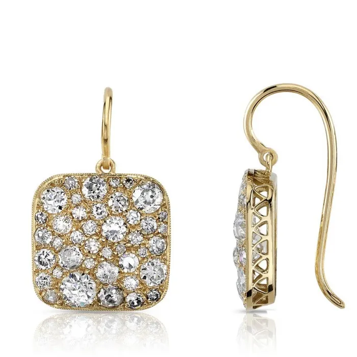 Earrings Single Stone Single Stone Cobblestone Dangle Earrings