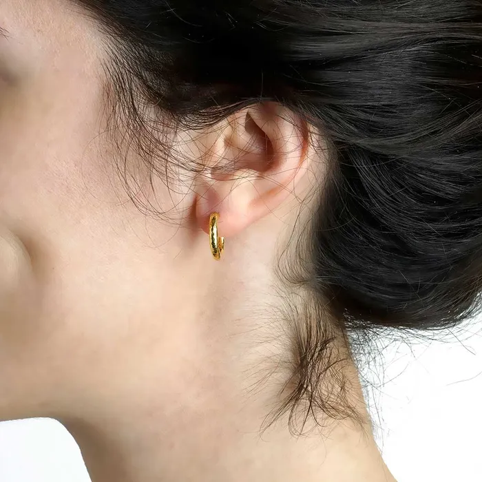 Elizabeth Locke Big Baby Hoop Earrings Elizabeth Locke Earrings