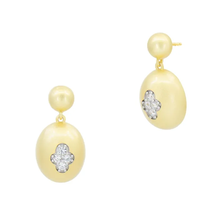 Freida Rothman Earrings Freida Rothman Streets in Bloom Drop Earrings
