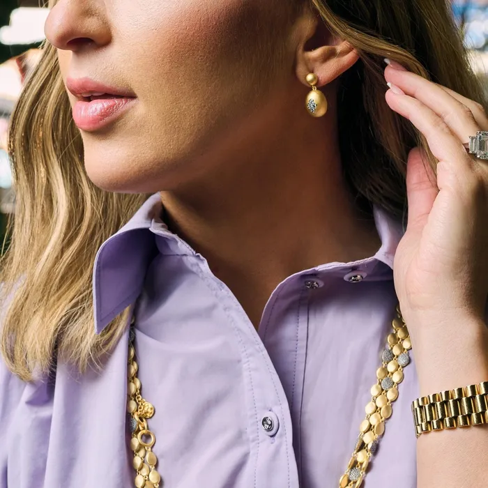 Freida Rothman Earrings Freida Rothman Streets in Bloom Drop Earrings