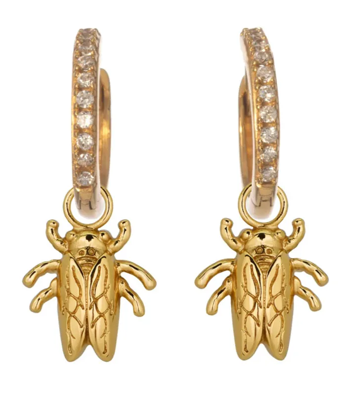 Goldbug Collection Earrings Goldbug Baby Bug Earring Charms