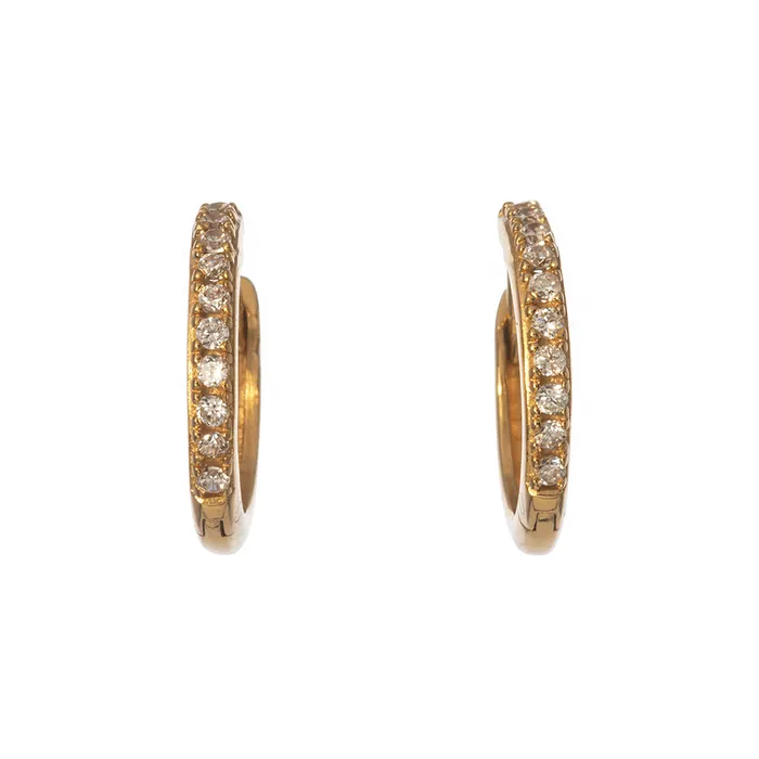 Goldbug Collection Earrings Goldbug Lowcountry Firefly Huggie Hoop Earrings