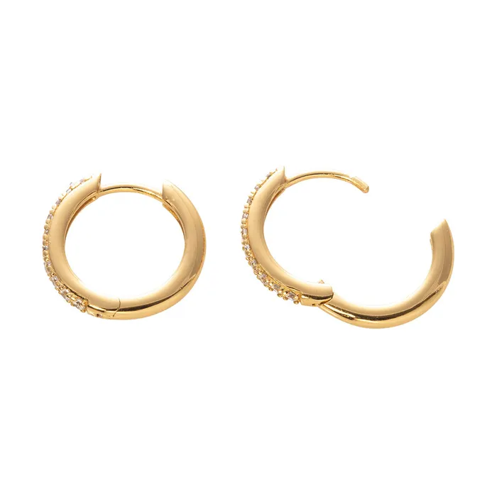 Goldbug Collection Earrings Goldbug Lowcountry Firefly Huggie Hoop Earrings