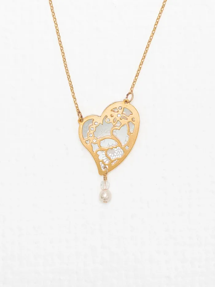 Holly Yashi Necklaces Valena Necklace in Silver Gold