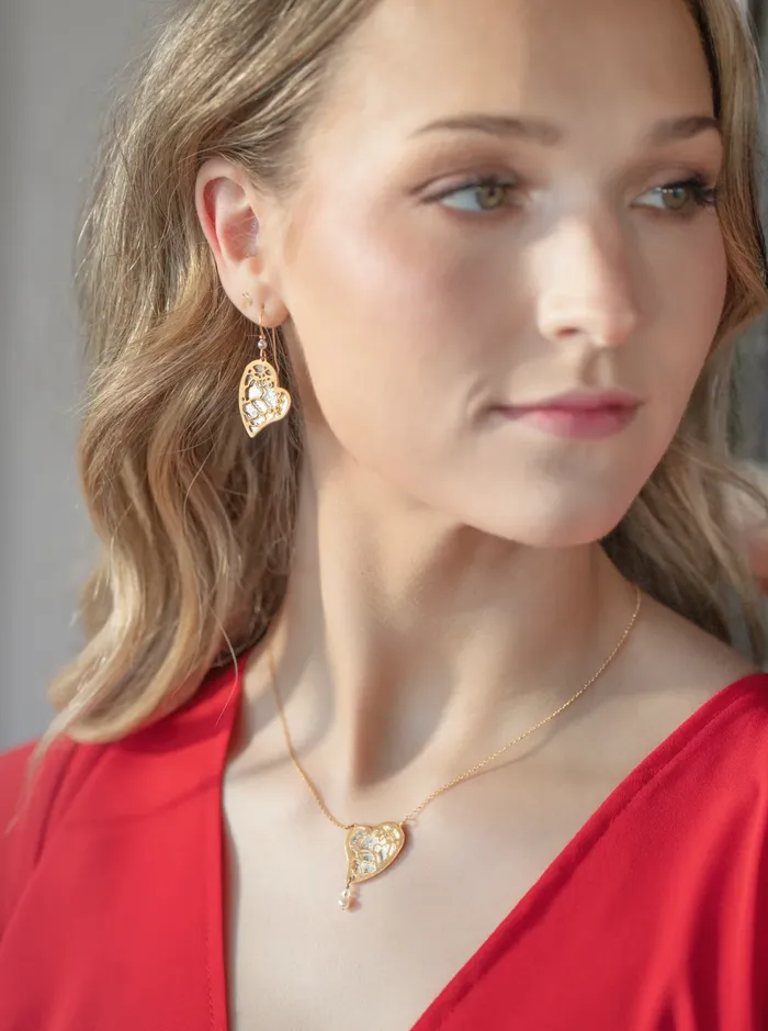 Holly Yashi Necklaces Valena Necklace in Silver Gold
