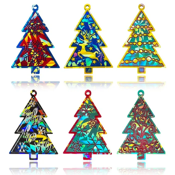 IntoResin Necklaces Laser Christmas Tree Hanging Resin Mold