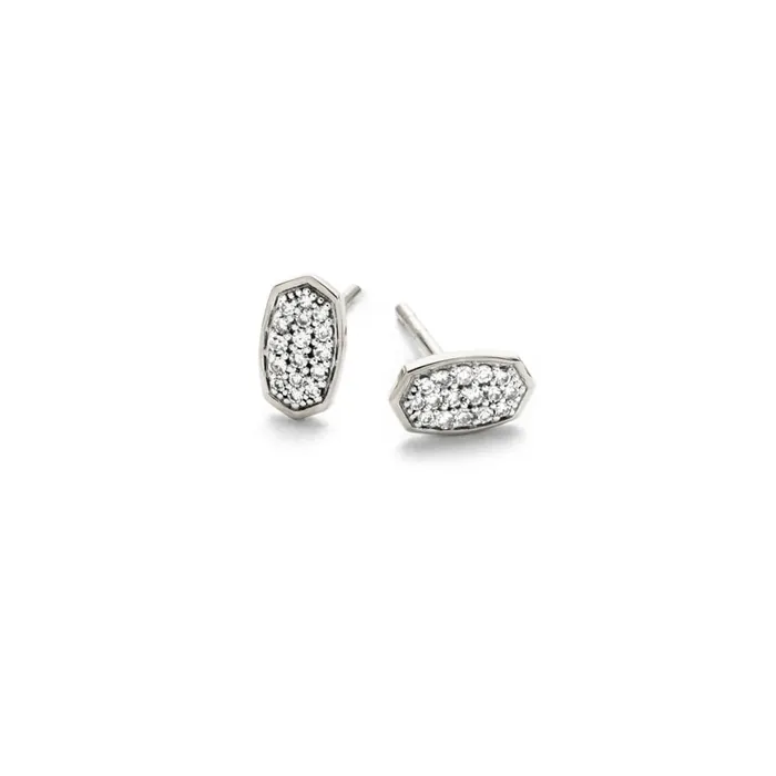 Kendra Scott Marisa 14K White Gold Diamond Stud Earrings Kendra Scott Earrings