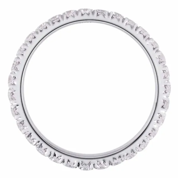 Natural Round Brilliant Diamond Wedding Band Set in 18K White Gold 075ct tw Diamond Source NYC Rings Natural Round Brilliant Diamond Wedding Band Set in 18K White Gold 075ct tw Diamond Source NYC Rings