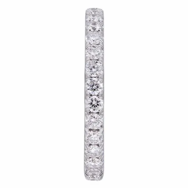 Natural Round Brilliant Diamond Wedding Band Set in 18K White Gold 075ct tw Diamond Source NYC Rings Natural Round Brilliant Diamond Wedding Band Set in 18K White Gold 075ct tw Diamond Source NYC Rings