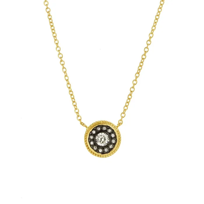 Necklaces Freida Rothman Signature Nautical Button Necklace Freida Rothman