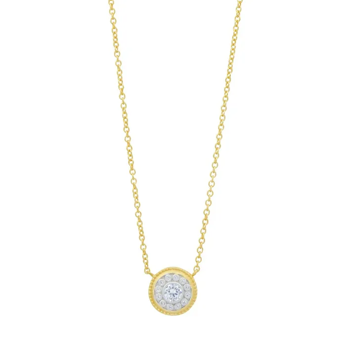 Necklaces Freida Rothman Signature Nautical Button Necklace Freida Rothman