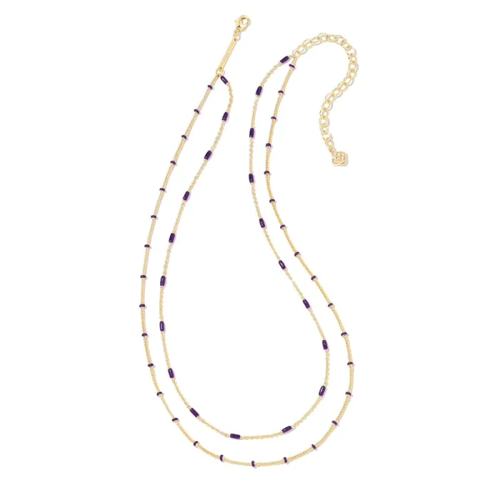 Necklaces Kendra Scott Kendra Scott Dottie Multi Strand Necklace in Amethyst