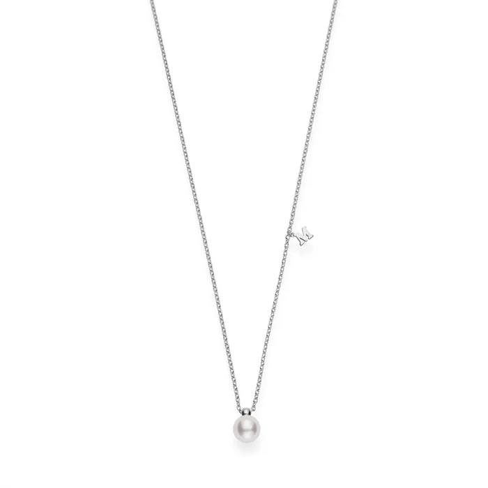 Necklaces Mikimoto 18K White Gold 8mm Cultured Pearl Pendant Necklace Mikimoto Necklaces Mikimoto 18K White Gold 8mm Cultured Pearl Pendant Necklace Mikimoto