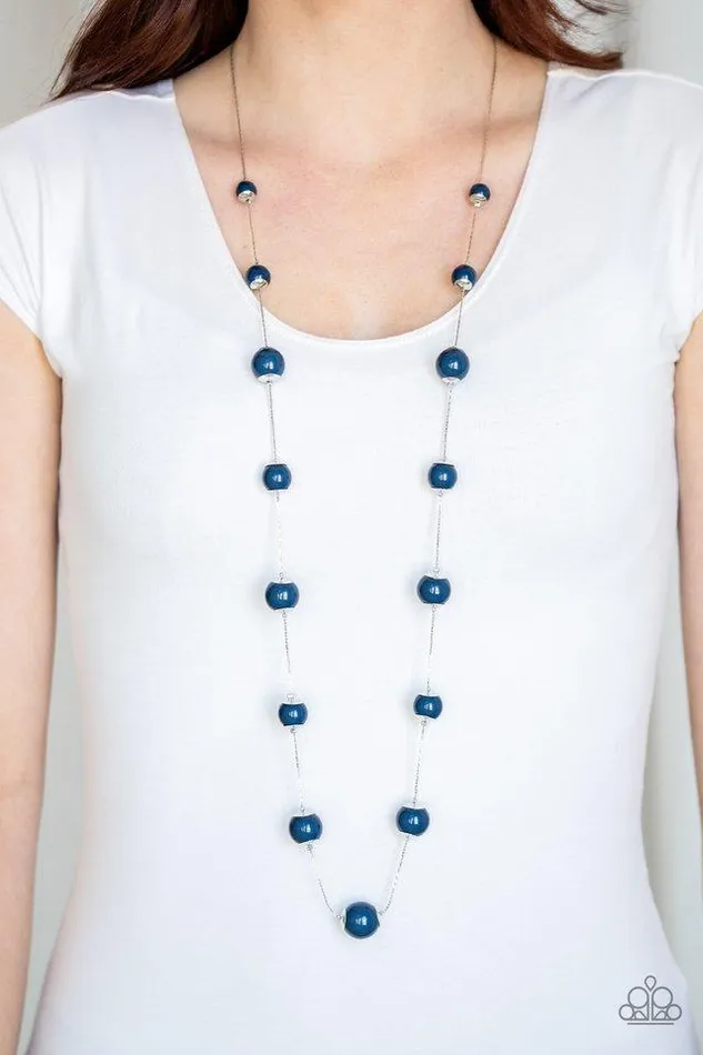 Necklaces Paparazzi Jewelry Paparazzi Necklace 5th Avenue Frenzy Blue
