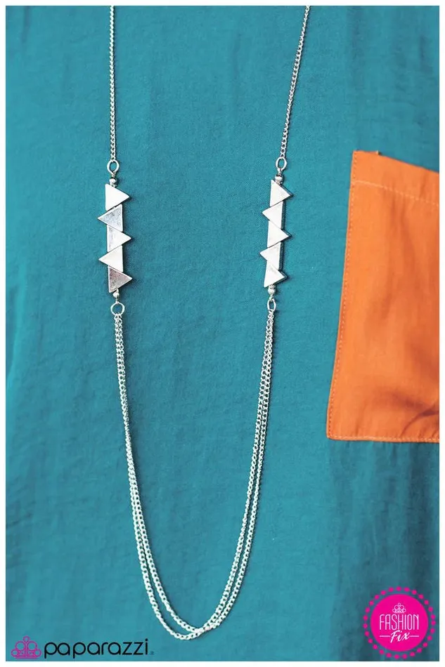 Necklaces Paparazzi Jewelry Paparazzi Necklace A Perfect Fit Silver