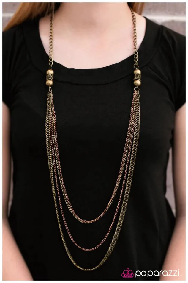 Necklaces Paparazzi Jewelry Paparazzi Necklace After Hours Brass