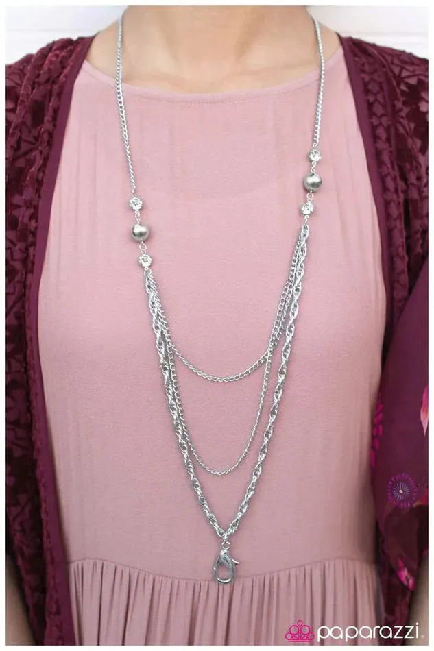Necklaces Paparazzi Jewelry Paparazzi Necklace All The Pretty Lights White