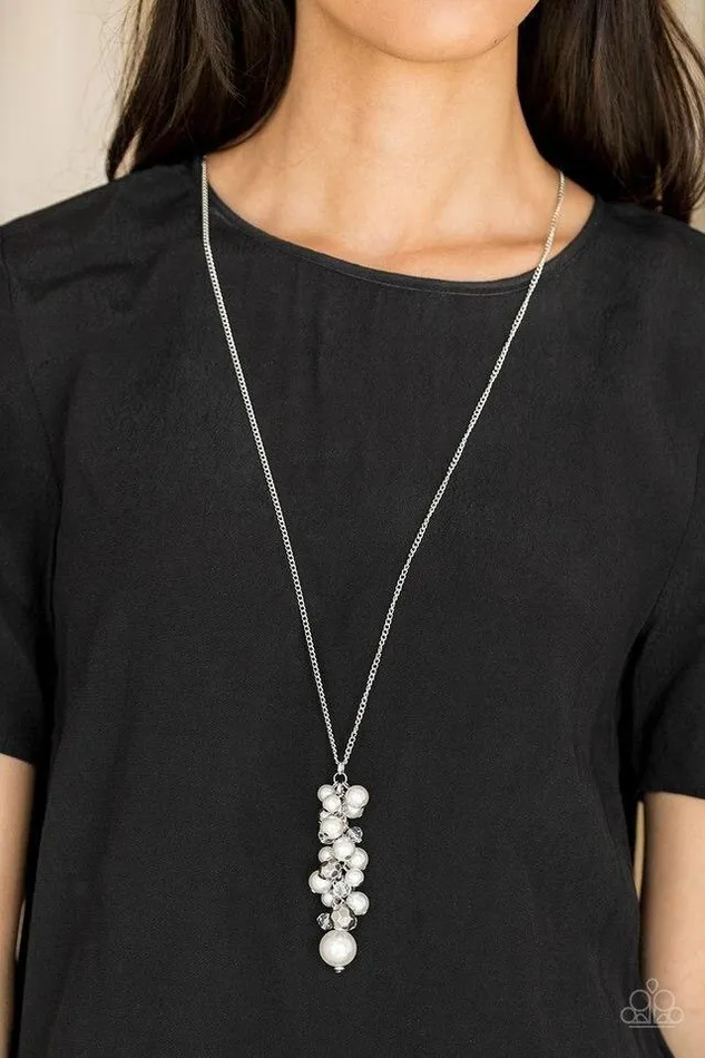 Necklaces Paparazzi Jewelry Paparazzi Necklace Ballroom Belle White