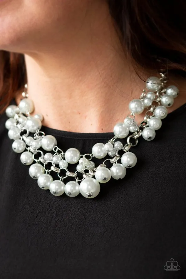 Necklaces Paparazzi Jewelry Paparazzi Necklace BALLROOM Service Silver