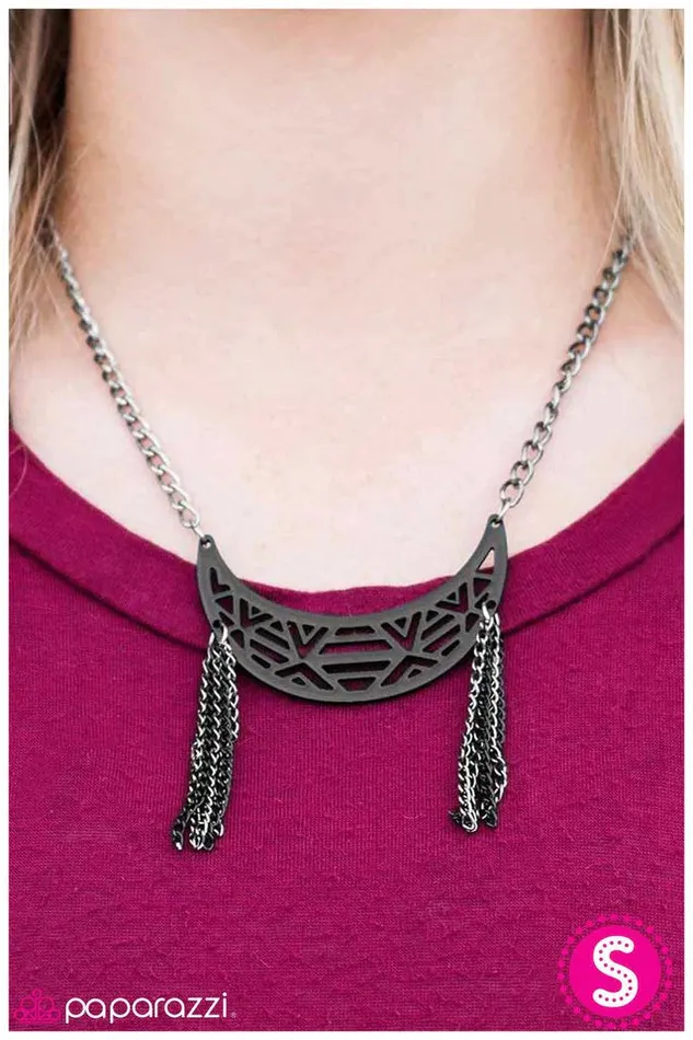 Necklaces Paparazzi Jewelry Paparazzi Necklace Bottoms Up Black
